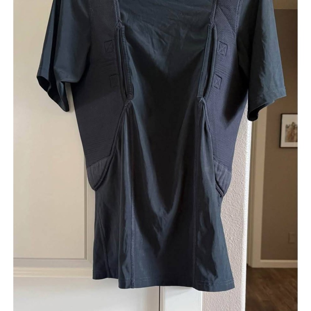 5.11‎ Tactical Men's Black Short Sleeve Padded Compression Shirt-Size L - Picture 8 of 8